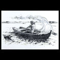 Load image into Gallery viewer, Jacob Rantzau litografi - Marie Curie (sort og hvid)