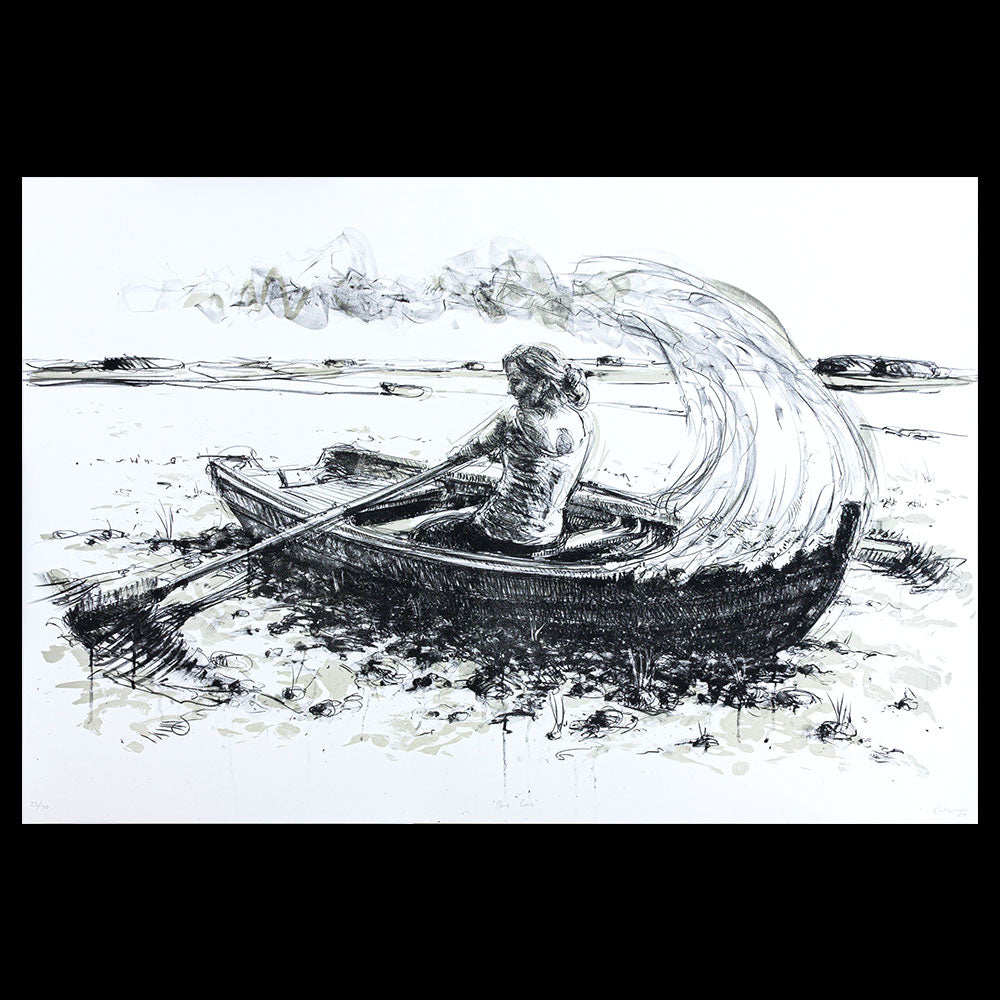 Jacob Rantzau litografi - Marie Curie (sort og hvid) – Galleri Franz ...