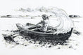 Load image into Gallery viewer, Jacob Rantzau litografi - Marie Curie (sort og hvid)
